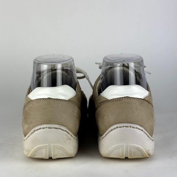 Waldläufer Taupe Leather Sneakers Comfort Wide Fit Sz. 6.5 - Picture 6 of 11